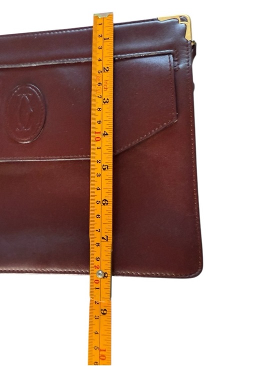 Cartier Burgundy Clutch - Picture 7 of 13